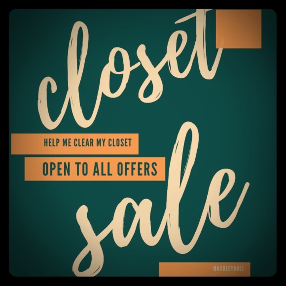 Huge closet clear out!!!!!!